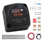 VEVOR Dual Battery Isolator Kit, 12V 140Amp, χειροκίνητες και αυτόματες λειτουργίες VSR Voltage Sensitive Relay με οθόνη LCD, Smart Battery Isolator for ATV UTV RV Camper Off-Road Vehicle Caravan Truck Boat Yacht