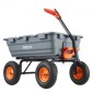 VEVOR Poly Garden Dump Cart Heavy-duty Yard Carts and Wagons 6,48 cu.ft/183,4 L 1200 lbs/544,3 kg