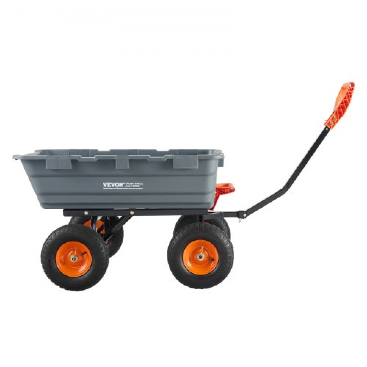 VEVOR Poly Garden Dump Cart Heavy-duty Yard Carts and Wagons 6,48 cu.ft/183,4 L 1200 lbs/544,3 kg