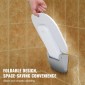 VEVOR Πτυσσόμενο κάθισμα ντους 13,6"/34,5 cm x 12,8"/32,5 cm Επιτοίχιος πάγκος ντους 450 lbs/204,1 kg