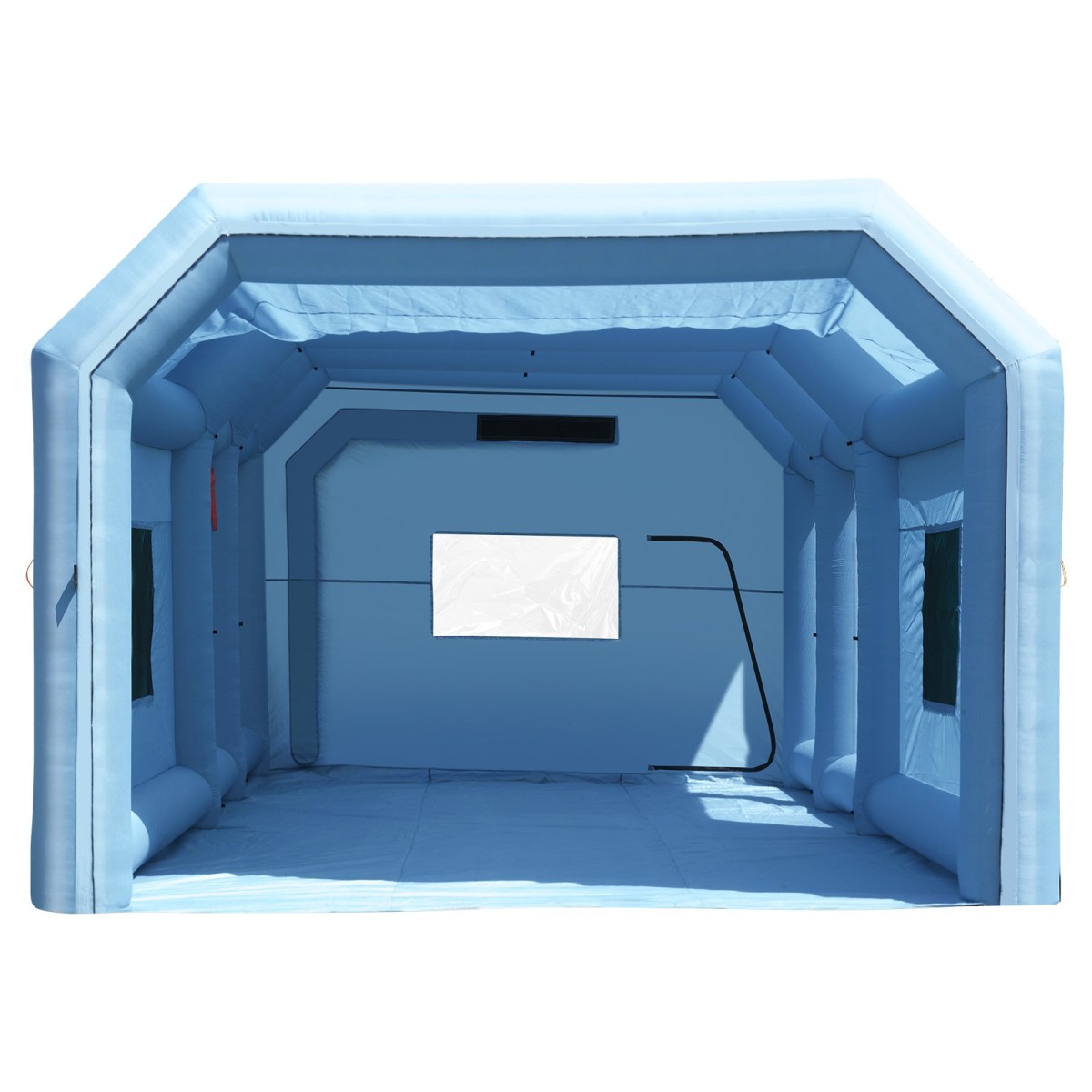 Φουσκωτός θάλαμος βαφής VEVOR, 27,9 x 15,7 x 10,8 ft, φουσκωτός θάλαμος ψεκασμού, με ισχυρούς φυσητήρες 950W+750W και σύστημα φίλτρου αέρα, φορητός θάλαμος βαφής αυτοκινήτου για μικρό φορτηγό, μεγάλη μοτοσικλέτα, μεσαίο μέγεθος S