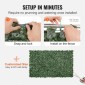 VEVOR Ivy Privacy Fence, Τεχνητή πράσινη οθόνη τοίχου 1,5 x 2,5 m, Greenery Ivy Fence με διχτυωτό πανί και ενισχυμένη άρθρωση, Faux Hedges Διακόσμηση αμπελόφυλλων για εξωτερικό κήπο, αυλή, μπαλκόνι