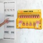 VEVOR Electrical Lockout Tagout Kit, 60 PCS Safety Lockout Tagout Station Περιλαμβάνει λουκέτα, Hasps, Tags, Nylon Ties, Expansion Kit και Lockout Station Board, για βιομηχανική, ηλεκτρική ενέργεια