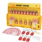 VEVOR Electrical Lockout Tagout Kit, 60 PCS Safety Lockout Tagout Station Περιλαμβάνει λουκέτα, Hasps, Tags, Nylon Ties, Expansion Kit και Lockout Station Board, για βιομηχανική, ηλεκτρική ενέργεια