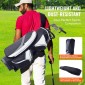 Τσάντα VEVOR Golf Cart με 14 Way Organizer Divider Top, 36" τσάντα Premium νάιλον με πολλές τσέπες, ανθεκτικές τσάντες γκολφ με λαβές & κάλυμμα σκόνης & αποσπώμενα λουριά για άνδρες και γυναίκες, μαύρο χρώμα-μπλοκ
