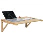 VEVOR Επιτοίχιο Πτυσσόμενο Τραπέζι, 31,5" x 23,62" Επιτοίχιο Πτυσσόμενο Τραπέζι, Ξύλινο Επιπλωτό Γραφείο με Σιδερένιο Στήριγμα, Πτυσσόμενο Γραφείο για Μικρούς Χώρους, Γραφείο σπιτιού, Τραπεζαρία, Πλυντήριο ρούχων, Κουζίνα, Μπαρ