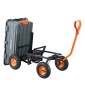 VEVOR Poly Garden Dump Cart Heavy-ty Yard Carts and Wagons 1500 lbs/680,4 kg 13"/33 cm Ελαστικά