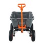 VEVOR Poly Garden Dump Cart Heavy-ty Yard Carts and Wagons 1500 lbs/680,4 kg 13"/33 cm Ελαστικά