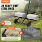 VEVOR Tow Behind Dethatcher, 40 ιντσών Row Dethatcher με 20 Spring Steel Tines, Lawn Dethatcher Rake για ATV ή Mower, Tow Behind Lawn Rake with Lift Handle for Garden Farm Grass