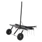 VEVOR Tow Behind Dethatcher, 40 ιντσών Row Dethatcher με 20 Spring Steel Tines, Lawn Dethatcher Rake για ATV ή Mower, Tow Behind Lawn Rake with Lift Handle for Garden Farm Grass