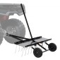 VEVOR Tow Behind Dethatcher, 40 ιντσών Row Dethatcher με 20 Spring Steel Tines, Lawn Dethatcher Rake για ATV ή Mower, Tow Behind Lawn Rake with Lift Handle for Garden Farm Grass