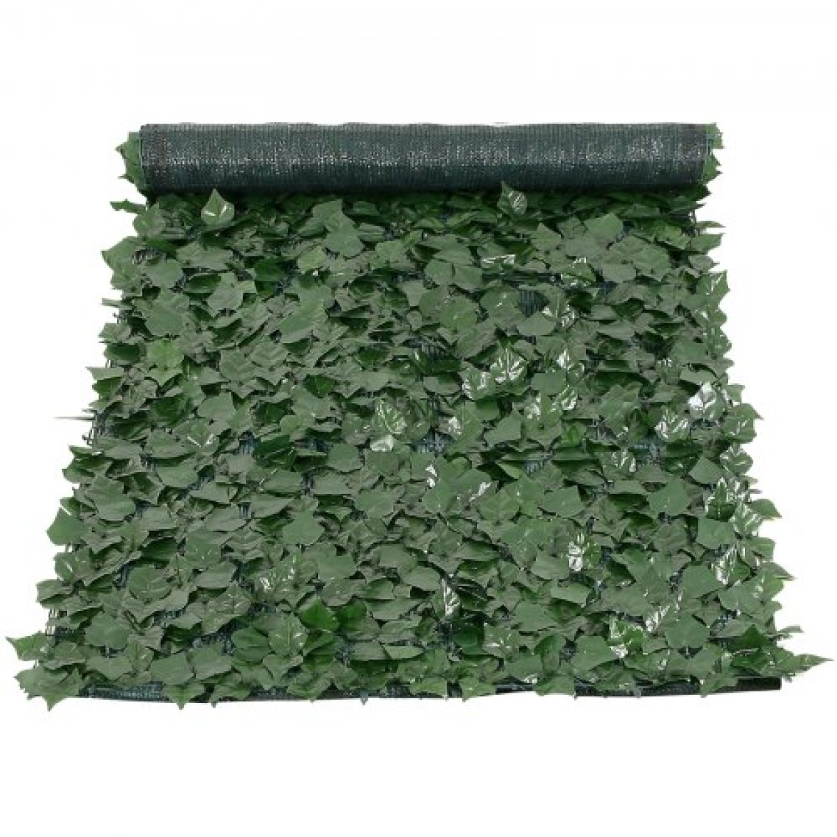 VEVOR Ivy Privacy Fence, 990 x 2490 mm τεχνητή πράσινη οθόνη τοίχου, πράσινος φράχτης κισσός με υφασμάτινη επένδυση και ενισχυμένη άρθρωση, ψεύτικο φράχτη διακόσμηση αμπελόφυλλων για εξωτερικό κήπο, αυλή
