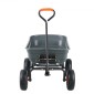 VEVOR Dump Cart, Poly Garden Dump Cart με εύκολο στη συναρμολόγηση ατσάλινο σκελετό, Dump wagon με 2-σε-1 Convertible λαβή, Utility Wheelbarrow 600 lbs, Ελαστικά 10 ιντσών