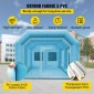 Φουσκωτή σκηνή VEVOR, 13 x 8 x 7 ft φουσκωτό θάλαμο ψεκασμού προσαρμοσμένη σκηνή, φουσκωτή σκηνή θαλάμου βαφής Σταθμός εργασίας 210D Oxford Fabric με 2 φυσητήρες