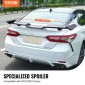 Αεροτομή αυτοκινήτου VEVOR GT, Spoiler 57,9 ιντσών, Συμβατό με Camry 2018-2023, Υλικό ABS υψηλής αντοχής, Βαφή ψησίματος, Πτέρυγα πίσω αεροτομής αυτοκινήτου, Αγωνιστικά σπόιλερ για αυτοκίνητα, γυαλιστερό μαύρο