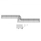 VEVOR Chicken Tunnels, 287 x 78,7 x 24,2 inch (LxWxH) Chicken Tunnels for Yard, Portable Chicken Tunnels for Outside with Corner Frames, 2 Set, Κατάλληλο για κοτόπουλα, πάπιες, κουνέλια