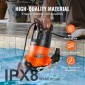 VEVOR Submersible Utility Pump Pump Pump Pump 400W 2510 GPH/9506 LPH 26 ft/7,9 m Head Water Pump