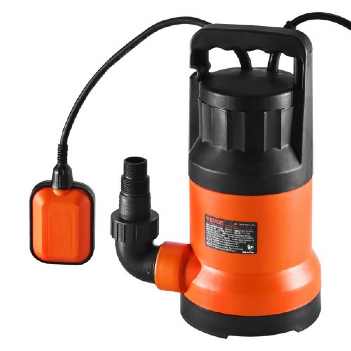 VEVOR Submersible Utility Pump Pump Pump Pump 400W 2510 GPH/9506 LPH 26 ft/7,9 m Head Water Pump