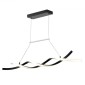 Φωτιστικά VEVOR Modern Chandelier, 24W, ρυθμιζόμενο φωτιστικό LED κρεμαστό με τηλεχειριστήριο αμπαζούρ σιλικόνης, ρυθμιζόμενο φωτιστικό οροφής φωτεινότητας θερμοκρασίας χρώματος 3000K-6000K για τραπεζαρία κουζίνας