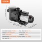 VEVOR 1500 W(2HP) Αντλία Υπέργειας Πισίνας, 220V-240V, 1450 / 2860 RPM Αντλία διπλής ταχύτητας 1800W, 33000 L/H Μέγ.Ισχυρή αντλία ροής, αντλία πισίνας εξοικονόμησης ενέργειας για πάνω από το έδαφος πισίνα, Πιστοποίηση CE