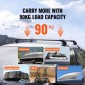 VEVOR Universal Roof Rack Cross Bars, Thickened Roof Rack Crossbars, Fit Roof With Side Rail, 70KG Loadity, Ρυθμιζόμενες ράβδοι γυμνής οροφής με κλειδαριές, για SUV, Sedan και Van