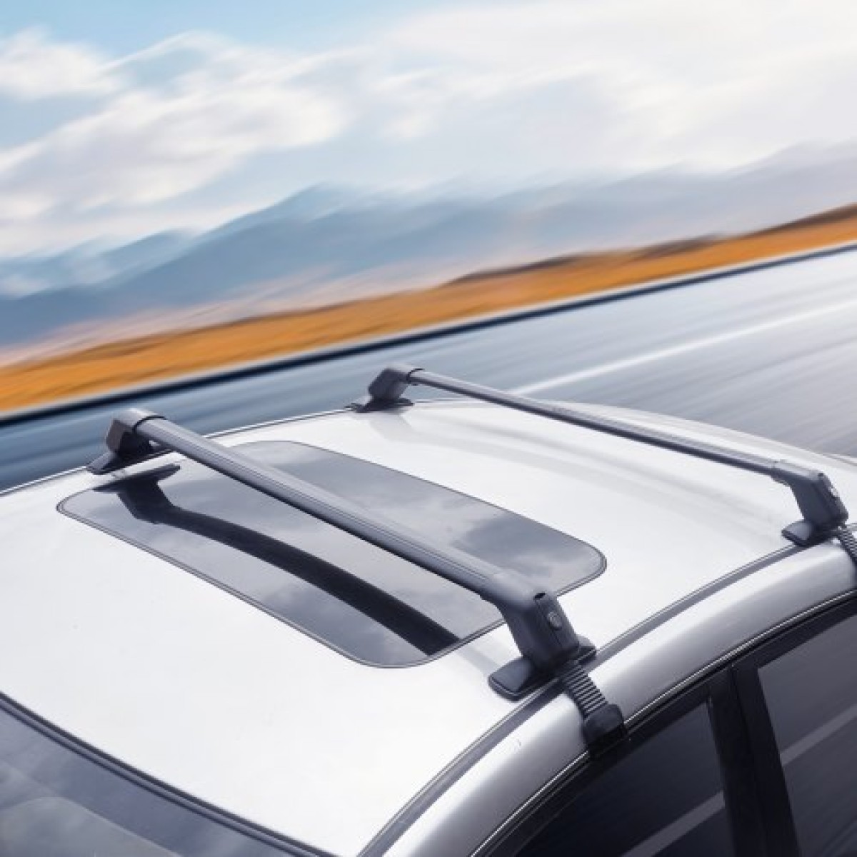 VEVOR Universal Roof Rack Cross Bars, Thickened Roof Rack Crossbars, Fit Roof With Side Rail, 70KG Loadity, Ρυθμιζόμενες ράβδοι γυμνής οροφής με κλειδαριές, για SUV, Sedan και Van