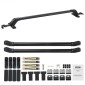 VEVOR Universal Roof Rack Cross Bars, Thickened Roof Rack Crossbars, Fit Roof With Side Rail, 70KG Loadity, Ρυθμιζόμενες ράβδοι γυμνής οροφής με κλειδαριές, για SUV, Sedan και Van
