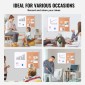 VEVOR 36" x 24" Whiteboard & Cork Combo με πλαίσιο αλουμινίου – Μαγνητικός πίνακας ανακοινώσεων 2 σε 1 Dry Dry Erase για βάση τοίχου – Ιδανικό για σχολείο, σπίτι, γραφείο