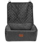 Κάθισμα αυτοκινήτου VEVOR Dog, Dog Booster Seat για αυτοκίνητο με τσέπη αποθήκευσης, λουρί ασφαλείας με κλιπ, γέμιση από σφουγγάρι και PP βαμβακερό, κρεβάτι αυτοκινήτου σκύλου για μικρό και μεσαίο σκύλο έως 40 λίβρες, Μαύρο