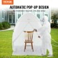 VEVOR Spray Paint Shelter Portable Spray Paint Tent Booth 152,4x152,4x177,8 cm Pop Up