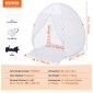 VEVOR Spray Paint Shelter Portable Spray Paint Tent Booth 152,4x152,4x177,8 cm Pop Up