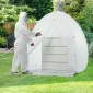 VEVOR Spray Paint Shelter Portable Spray Paint Tent Booth 152,4x152,4x177,8 cm Pop Up