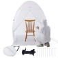 VEVOR Spray Paint Shelter Portable Spray Paint Tent Booth 152,4x152,4x177,8 cm Pop Up