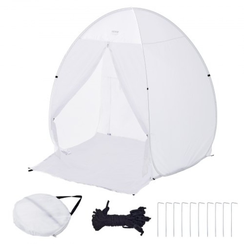 VEVOR Spray Paint Shelter Portable Spray Paint Tent Booth 152,4x152,4x177,8 cm Pop Up