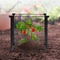 VEVOR 5 Pack Plant Protector from Animals, 15,35'' x 15,35'' Chicken Wire Protect Plant Protector, Φυτικά κλουβιά για φυτά εξωτερικού χώρου, λουλούδια & λαχανικά, Keeps Bunny Chicken Squirrels Out, 20 τμχ Μεταλλικό Πλέγμα