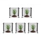 VEVOR 5 Pack Plant Protector from Animals, 15,35'' x 15,35'' Chicken Wire Protect Plant Protector, Φυτικά κλουβιά για φυτά εξωτερικού χώρου, λουλούδια & λαχανικά, Keeps Bunny Chicken Squirrels Out, 20 τμχ Μεταλλικό Πλέγμα