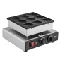 VEVOR Dutch Pancake Maker, 9 ΤΕΜ. 76mm Διάμετρος Dorayaki Baker Machine, 850W Commercial Electric Poffertjes Grill, αντικολλητικό ανοξείδωτο ατσάλι, Temp & Time Control, για κουζίνα στο σπίτι Εστιατόριο Σνακ Μπαρ