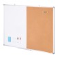 VEVOR 48"x 36" Whiteboard & Cork Combo με πλαίσιο αλουμινίου – Μαγνητικός πίνακας ανακοινώσεων 2 σε 1 Dry Dry Erase για βάση τοίχου – Ιδανικό για σχολείο, σπίτι, γραφείο