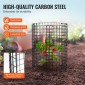 VEVOR 6 Pack Plant Protector from Animals, 12,6'' Διάμετρος.x 14'' H Chicken Wire Plant Protector, Κλουβιά φυτών για φυτά εξωτερικού χώρου, λουλούδια και λαχανικά, Keeps Bunny Chicken Squirrels Out, 18 τμχ Μεταλλικό Πλέγμα