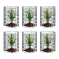 VEVOR 6 Pack Plant Protector from Animals, 12,6'' Διάμετρος.x 14'' H Chicken Wire Plant Protector, Κλουβιά φυτών για φυτά εξωτερικού χώρου, λουλούδια και λαχανικά, Keeps Bunny Chicken Squirrels Out, 18 τμχ Μεταλλικό Πλέγμα