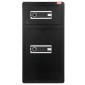 VEVOR Double Doors 5,5 cu.ft Χρηματοκιβώτιο με κλειδαριά & κωδικό πρόσβασης, Θυρίδα ασφαλείας με πυρίμαχη τσάντα, ράφι για μπρελόκ, φως LED, 2 ρυθμιζόμενο ύψος και αφαιρούμενο διαχωριστικό και 1 ντουλάπι για χρήματα, έγγραφα, κοσμήματα και αντικείμενα