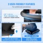 VEVOR Ice Bath Bath, 90 cm Long Cold Water Therapy Plunge Bath for Athletes, Φορητή εξωτερική πισίνα με βαρέλι πάγου για ανάκτηση, φουσκωτή πτυσσόμενη μπανιέρα 370L με κάλυμμα, παγοθήκη σπιτιού για ενήλικες