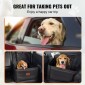 Κάθισμα αυτοκινήτου VEVOR Dog, Κάθισμα Dog Booster για Αυτοκίνητο με Πλαίσιο Στήριξης, Κάθισμα αυτοκινήτου για κατοικίδια με λουρί ασφαλείας με κλιπ, Βαμβακερό γέμισμα, Κρεβάτι αυτοκινήτου σκύλου για μικρό σκύλο έως 26 λίβρες, Μαύρο