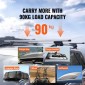 VEVOR Universal Roof Rack Crossbar 135,1 cm μήκος για όχημα με υπερυψωμένη πλαϊνή ράγα