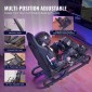 VEVOR Racing Wheel Stand For Logitech G923/G920/G29, Heavy Duty Steel Driving Simulator Cockpit-Thrustmaster T248P, Ρυθμιζόμενο ύψος και γωνία πεντάλ ποδιού στηρίγματος τιμονιού, Μέγιστο φορτίο 330 LBS Compact