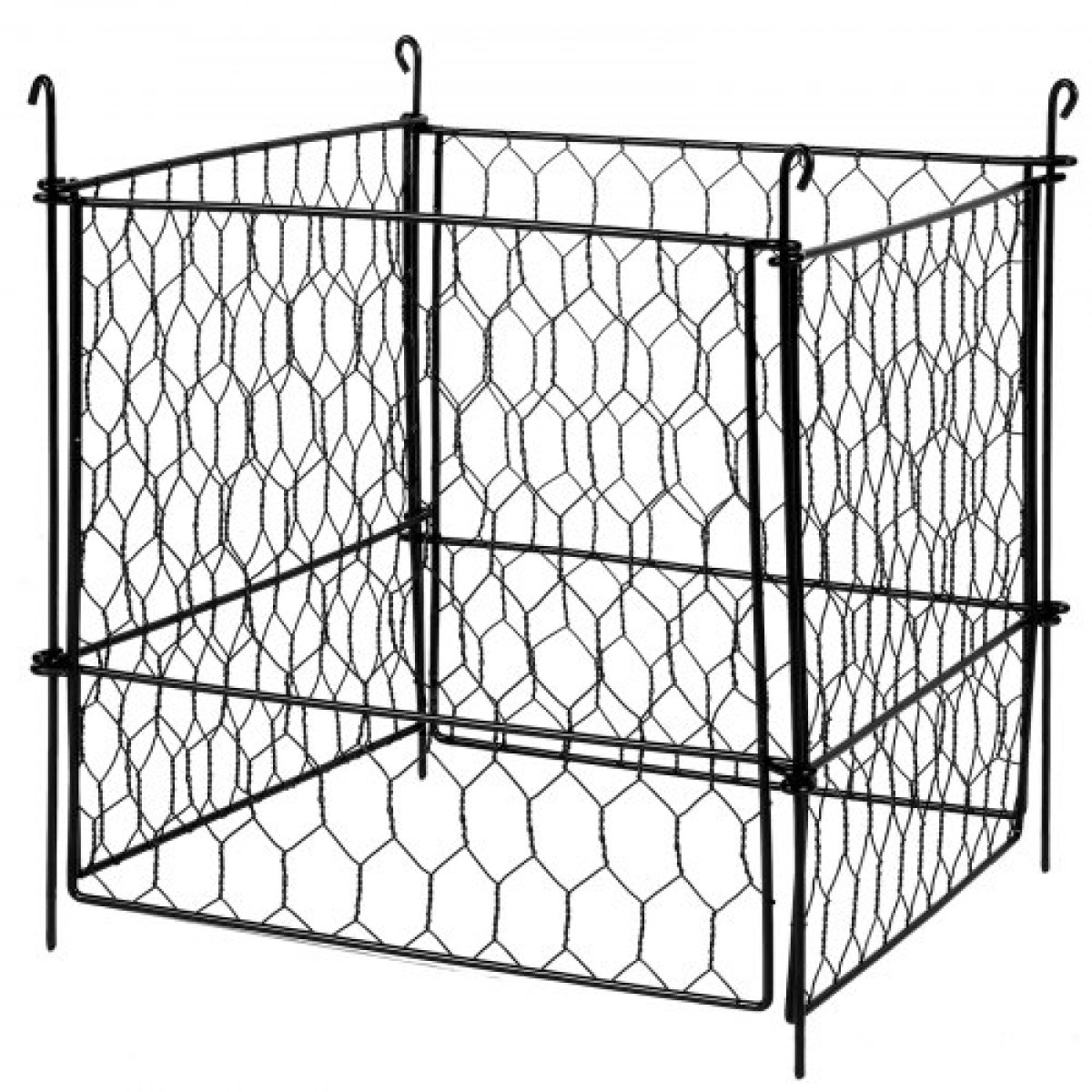VEVOR 4 Pack Plant Protector from Animals, 13,4'' x 13,4'' Chicken Wire Protect Plant Protector, Plant Clear for Outdoor Plant, λουλούδια & λαχανικά, Keeps Bunny Chicken Squirrels Out, 16τμχ Μεταλλικό Πλέγμα