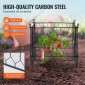 VEVOR 4 Pack Plant Protector from Animals, 13,4'' x 13,4'' Chicken Wire Protect Plant Protector, Plant Clear for Outdoor Plant, λουλούδια & λαχανικά, Keeps Bunny Chicken Squirrels Out, 16τμχ Μεταλλικό Πλέγμα