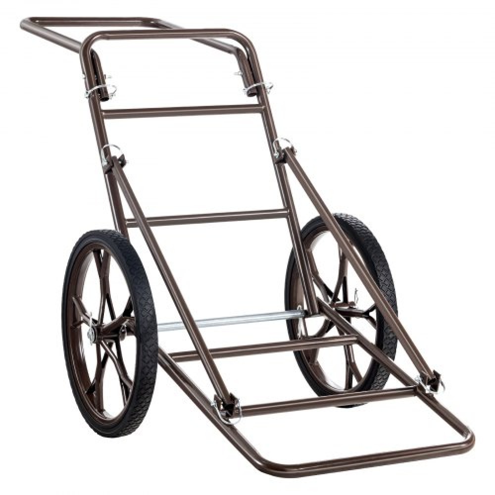 VEVOR Deer Cart, 500 LBS Capacity Folding Cart, Deer Cart Game Hauler με μεγάλο ελαστικό τροχό 17" & εργονομική λαβή, αξεσουάρ βαρέως τύπου καροτσιού παιχνιδιού, βοηθητικό εξοπλισμό Dolly για κυνήγι Ψάρεμα Πεζοπορίας