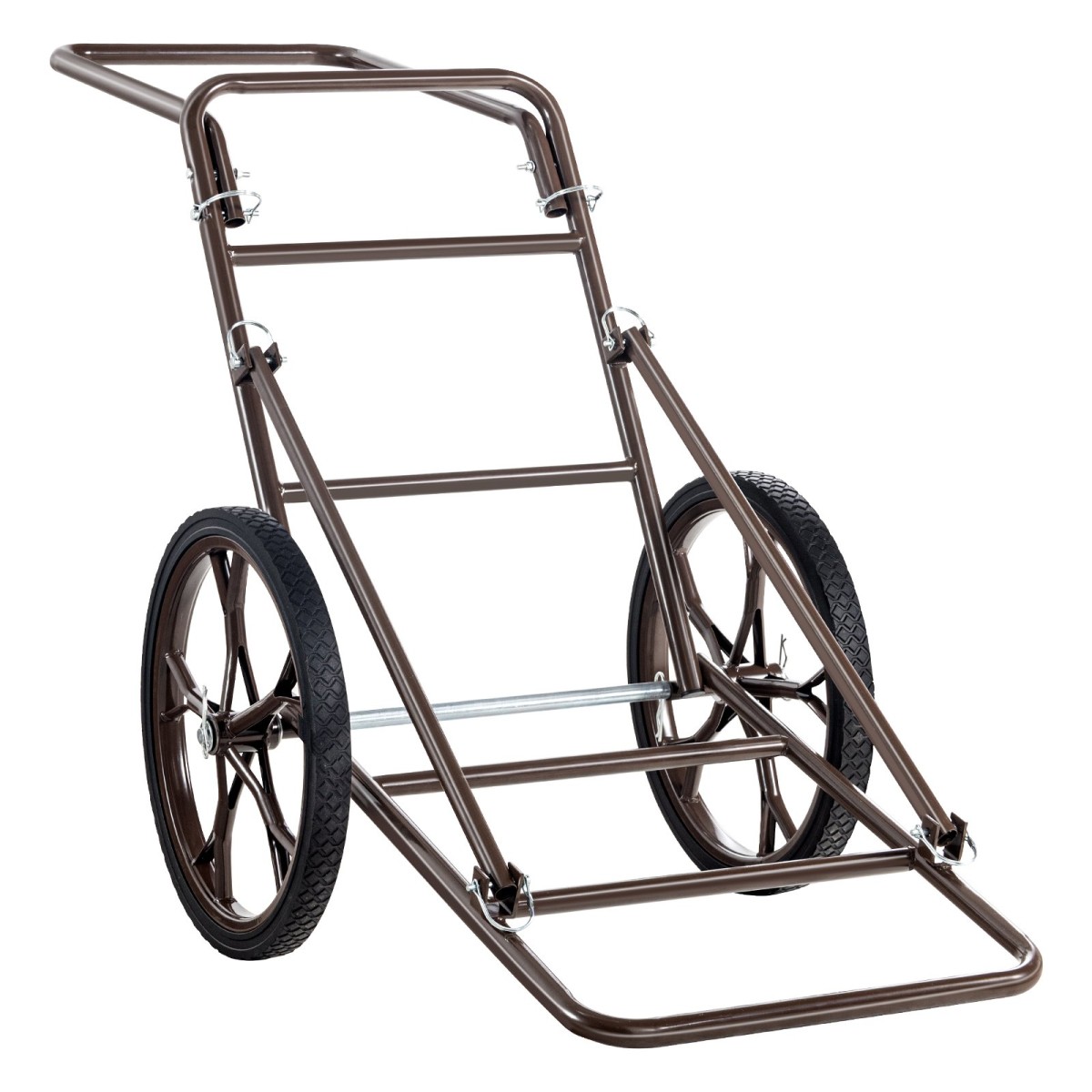 VEVOR Deer Cart, 500 LBS Capacity Folding Cart, Deer Cart Game Hauler με μεγάλο ελαστικό τροχό 17" & εργονομική λαβή, αξεσουάρ βαρέως τύπου καροτσιού παιχνιδιού, βοηθητικό εξοπλισμό Dolly για κυνήγι Ψάρεμα Πεζοπορίας