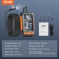 VEVOR Endoscope Camera with Lights Dual Lens Borescope 499,9 cm Καλώδιο 10,9 cm Οθόνη